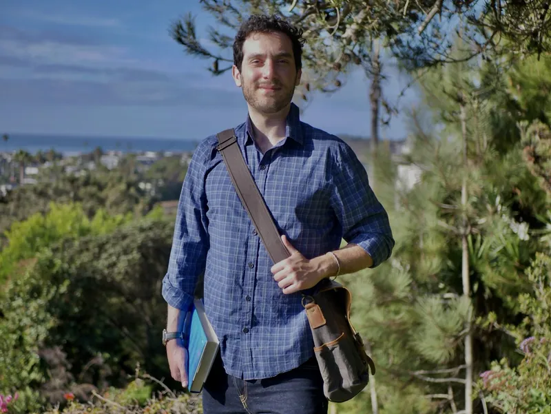 Itamar Patek outdoors in La Jolla